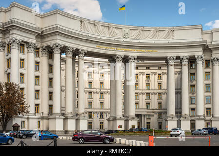 Kyiv, Ukraine - August 18, 2013: Ministry of Foreign Affairs of Ukraine is the Ukrainian government authority that oversees the foreign relations of U Stock Photo