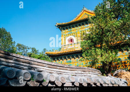 Summer Palace historical architecture in Beijing, China Stock Photo