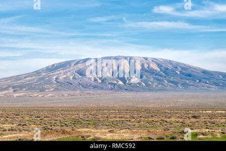 Gobustan National Park in Eastern Azerbaijan close to Baku, taken in January 2019 Stock Photo