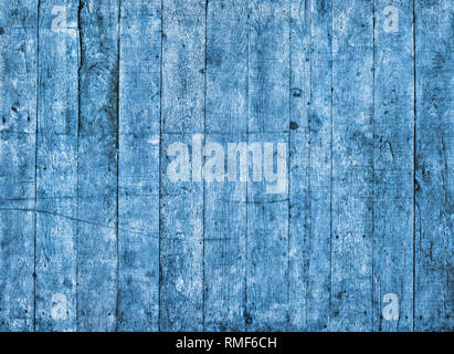 blue grungy painted wooden texture Stock Photo