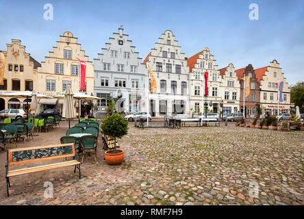 Friedrichstadt, North Friesland district, Schleswig-Holstein, Germany, Europe Stock Photo