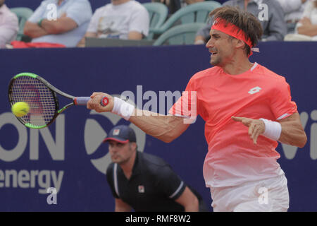 Buenos Aires, Argentina. 14th Feb 2019. David Ferrer during the match of round of 16th for ATP 250 Argentina Open on Buenos Aires Lawn Tennis, Argentina. ( Credit: Néstor J. Beremblum/Alamy Live News Stock Photo