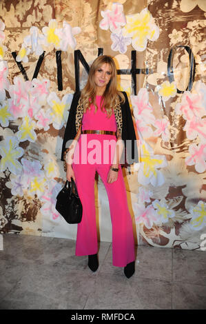 London, UK. 14th Feb, 2019. Victoria Brown seen during the catwalk, fashion show for Designer Vin & Omi at the Liverpool Street in London. Credit: Terry Scott/SOPA Images/ZUMA Wire/Alamy Live News Stock Photo