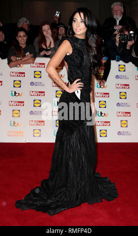 06-10-14 - Pride of Britain Awards 2014 Red Carpet Arrivals at The Grosvenor House Hotel, London Photo Shows: Tulisa Contostavlos Stock Photo