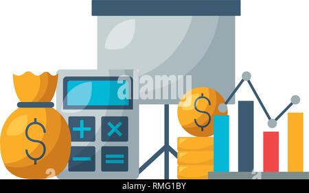 stock market image Stock Vector