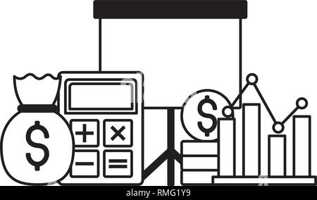 stock market image Stock Vector