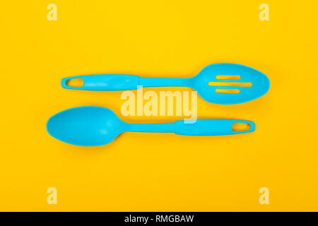 Download Bright Yellow Plastic Kitchen Utensils Cooking Concept Flat Lay Image Of Ladle Whisk Skimmer Spoon And Spatulas With Copy Space Upside Position Stock Photo Alamy Yellowimages Mockups