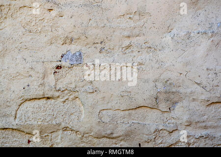 Old painted brick work Stock Photo