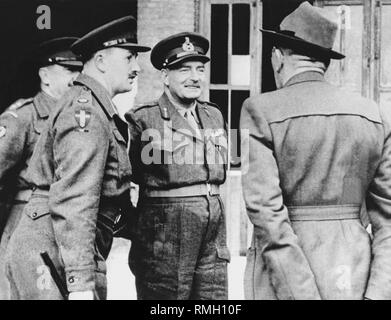 Major Ivan Hirst with a VW Beetle from 1946 Stock Photo - Alamy