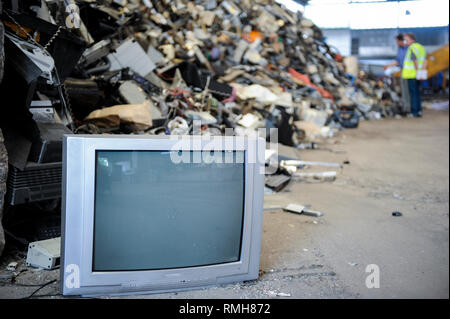 recycling goods scrap alamy computer hamburg electronical consumer germany