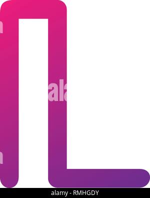 initial L,LI Logo template vector illustration icon element isolated - vector Stock Vector