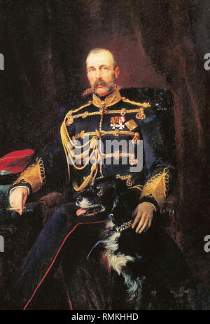 Tsar Alexander II of Russia, 1881 - Konstantin Makovsky Stock Photo