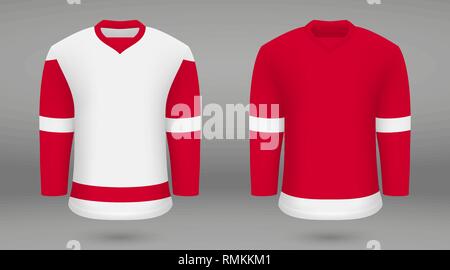 Realistic sport shirt Vancouver Canucks, jersey template for ice hockey  kit. Vector illustration Stock Vector Image & Art - Alamy