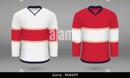 Realistic sport shirt Vancouver Canucks, jersey template for ice hockey  kit. Vector illustration Stock Vector Image & Art - Alamy