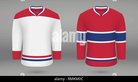 Realistic sport shirt Chicago Blackhawks, jersey template for ice hockey  kit. Vector illustration Stock Vector Image & Art - Alamy