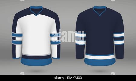 Realistic hockey kit, shirt template for ice hockey jersey Buffalo Sabres.  Vector illustration Stock Vector Image & Art - Alamy