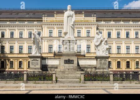 Kyiv, Ukraine - August 18, 2013: Monument to Princess Olga, Apostle Andrew, Cyril and Methodius in Kyiv (Kiev), Ukraine.