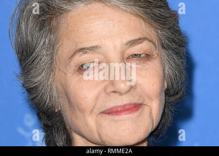 Charlotte Rampling attends the Hommage Charlotte Rampling photocall during the 69th Berlinale International Film Festival. 14.02.19 © Paul Treadway Stock Photo