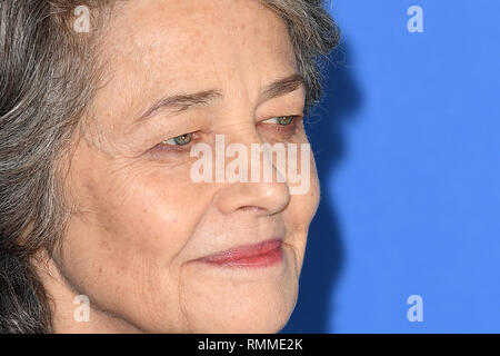 Charlotte Rampling attends the Hommage Charlotte Rampling photocall during the 69th Berlinale International Film Festival. 14.02.19 © Paul Treadway Stock Photo