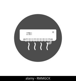 Vector illustration, flat design air conditioner Stock Vector