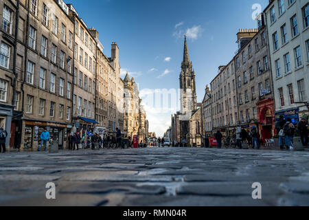 Royal Mile in Edinburgh Stock Photo