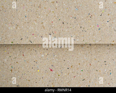 Texture of recycle cardboard paper / brown colored background Stock Photo