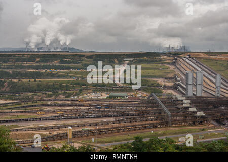 RWE mining at Garzweiler Stock Photo