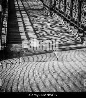 Shadow line photograph Stock Photo