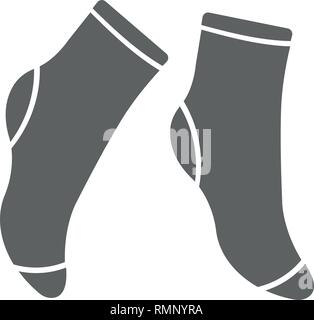 Socks icon. Premium Socks icon design from clothes collection. For web, mobile, software, print. Vector illustration flat design socks isolated on Stock Vector