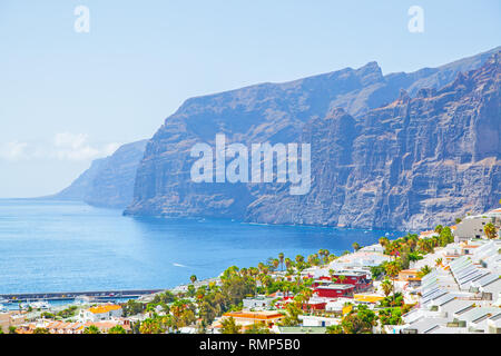 Acantilados de Los Gigantes - Cliffs of the Giants in Tenerife, Canaries Stock Photo