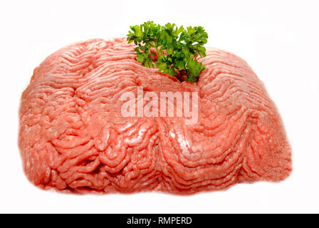 Fresh Raw Ground Beef Stock Photo