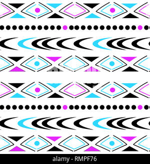 Seamless pattern in boho style Ethnic and tribal motifs. Stock Photo