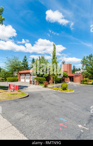Fire Station 3 in Bellevue, Washington Stock Photo