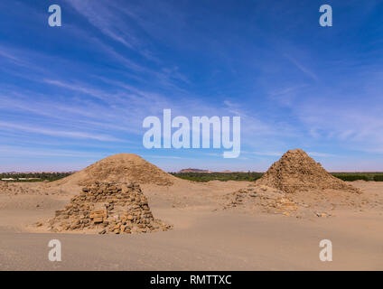 Royal pyramids of nubian kings, Northern State, Nuri, Sudan Stock Photo