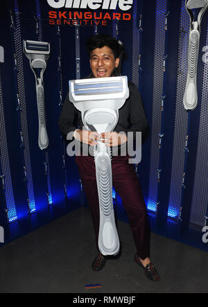 Geo Rushby At The Gillette Skinguard Sensitive Razor, Designed For Men With  Sensitive Skin Event On Windmill Street In London Stock Photo Alamy, Gillette Sensitive Skin Razor