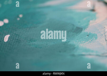 detail of artistic abstract oil painted background Selected focus Stock Photo