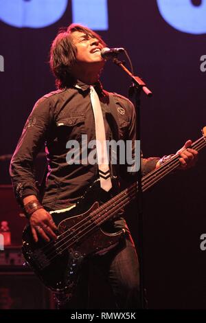 American rock band The Exies attending Muz-TV Russia 2010 Award ceremony in  Moscow. Pictured: Scott Stevens Stock Photo - Alamy