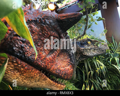 z dinosaurs from the red carpet-prop -087 attends the premiere of Universal Pictures and Amblin Entertainment's 'Jurassic World: Fallen Kingdom' on June 12, 2018 in Los Angeles, California Stock Photo