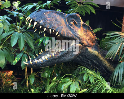 z dinosaurs from the red carpet-prop -092 attends the premiere of Universal Pictures and Amblin Entertainment's 'Jurassic World: Fallen Kingdom' on June 12, 2018 in Los Angeles, California Stock Photo