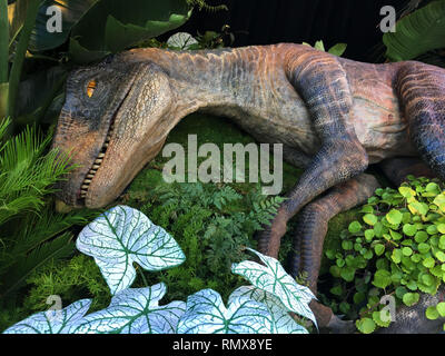 z dinosaurs from the red carpet-prop -093 attends the premiere of Universal Pictures and Amblin Entertainment's 'Jurassic World: Fallen Kingdom' on June 12, 2018 in Los Angeles, California Stock Photo