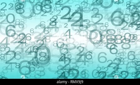 Digital data processing, artificial intelligence analytics Stock Vector