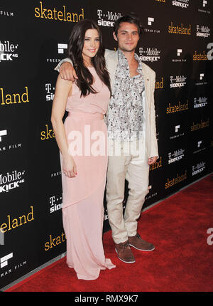 Ashley Green , Shiloh Fernandez   at  Skateland Premiere at the Arclight Theatre in Los Angeles.a  Ashley Green , Shiloh Fernandez  03  Event in Hollywood Life - California, Red Carpet Event, USA, Film Industry, Celebrities, Photography, Bestof, Arts Culture and Entertainment, Topix Celebrities fashion, Best of, Hollywood Life, Event in Hollywood Life - California, Red Carpet and backstage, movie celebrities, TV celebrities, Music celebrities, Topix, actors from the same movie, cast and co star together.  inquiry tsuni@Gamma-USA.com, Credit Tsuni / USA, 2011 - Group, TV and movie cast Stock Photo