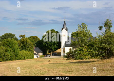 View on the table mountain STAFFELBERG near the town of Bad Staffelstein, Bavaria, region Upper Franconia, Germany Stock Photo