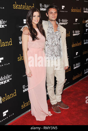 Ashley Green , Shiloh Fernandez   at  Skateland Premiere at the Arclight Theatre in Los Angeles.Ashley Green , Shiloh Fernandez  23  Event in Hollywood Life - California, Red Carpet Event, USA, Film Industry, Celebrities, Photography, Bestof, Arts Culture and Entertainment, Topix Celebrities fashion, Best of, Hollywood Life, Event in Hollywood Life - California, Red Carpet and backstage, movie celebrities, TV celebrities, Music celebrities, Topix, actors from the same movie, cast and co star together.  inquiry tsuni@Gamma-USA.com, Credit Tsuni / USA, 2011 - Group, TV and movie cast Stock Photo