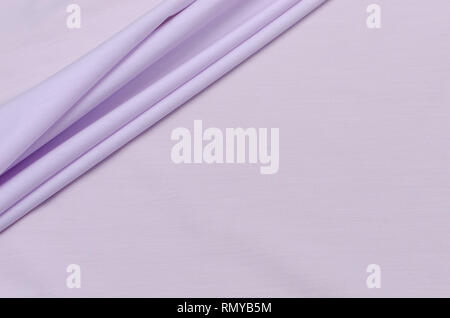 Cotton fabric light purple, for shirts Stock Photo