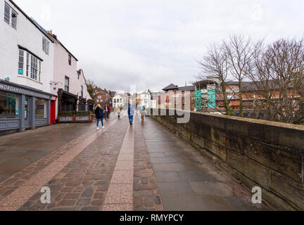 Old Elvet bridge in Durham,England,UK Stock Photo