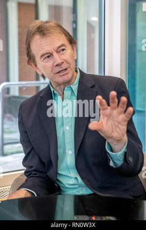 Historian, author and broadcaster Michael Wood Stock Photo