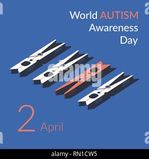 World autism awareness day posters Stock Vector Image & Art - Alamy