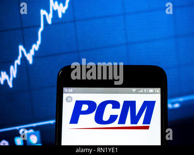 Ukraine 16th Feb 19 Pcm Inc Direct Marketing Company Logo Seen Displayed On A Smart Phone Credit Igor Golovniov Sopa Images Zuma Wire Alamy Live News Stock Photo Alamy