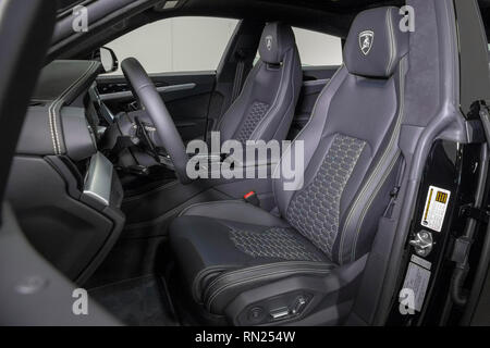 Feb 11, 2019: 2019 Lamborghini URUS MY19 Albert Pena/CSM Stock Photo